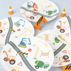 My Little Day 8 Assiettes Chantier