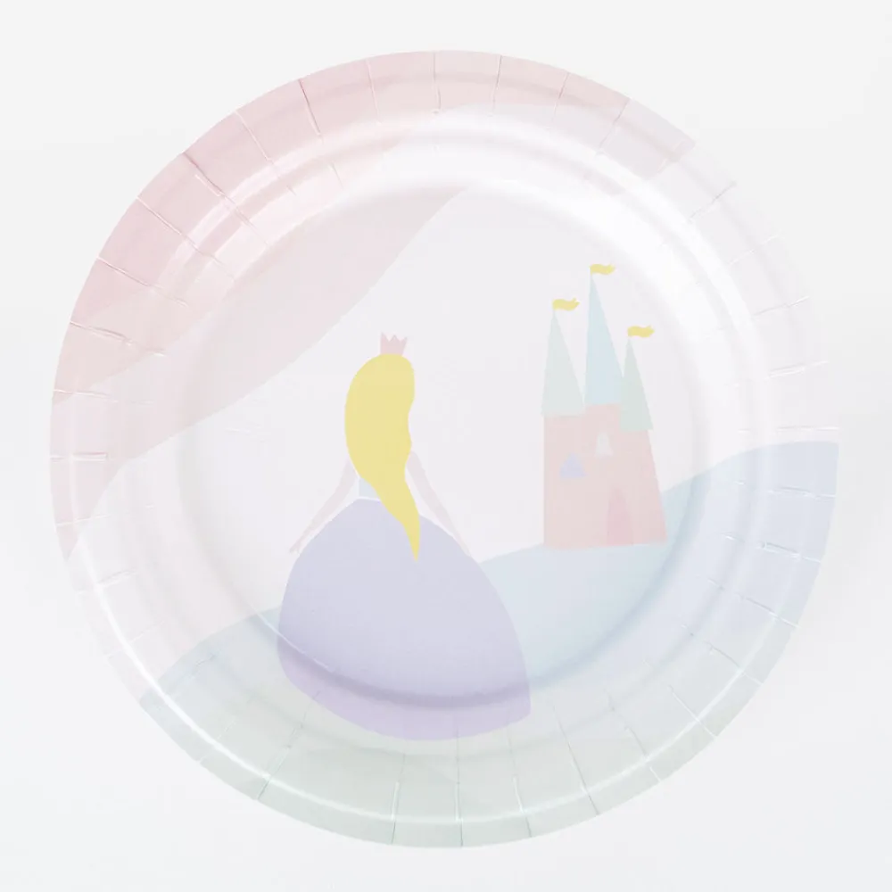My Little Day 8 Assiettes Princesse