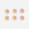 Decora 6 Deco En Sucre Marguerites Roses