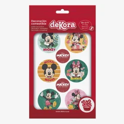 Dekora 6 Mini Disques Azyme Mickey Et Minnie