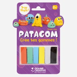 Graine Créative 6 Pates Patagom : Monstres Halloween
