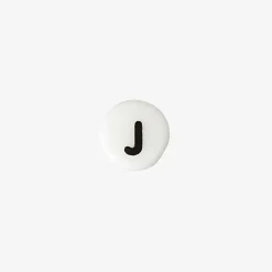 Rico Design 1 Perle Alphabet En Ceramique Blanche