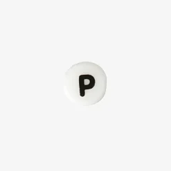 Rico Design 1 Perle Alphabet En Ceramique Blanche