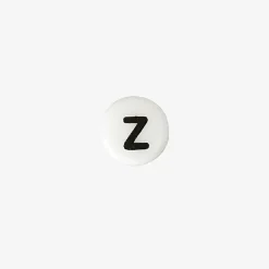Rico Design 1 Perle Alphabet En Ceramique Blanche