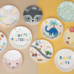 My Little Day 8 Petites Assiettes Animaux De La Ferme