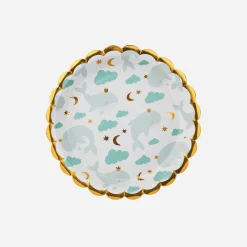 Party Deco 6 Petites Assiettes Baleine