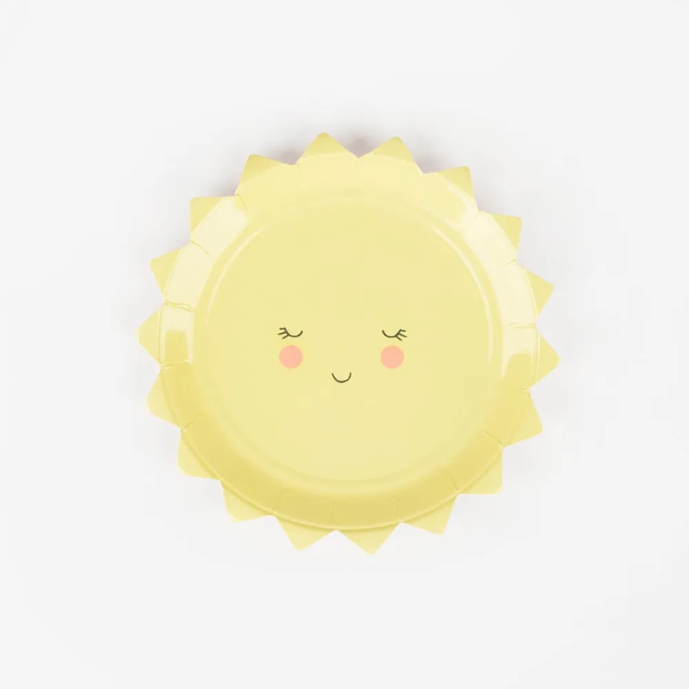 Meri Meri 12 Petites Assiettes Soleil