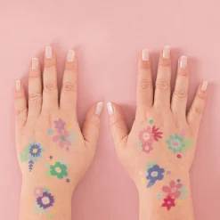 My Little Day 1 Planche De 8 Tatouages Fleurs Colorees> Tatouages Éphémères