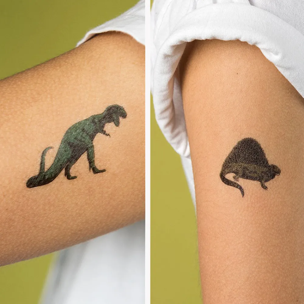 Rex London 2 Planches De Tatouages Éphémères Dinosaures> Tatouages Éphémères