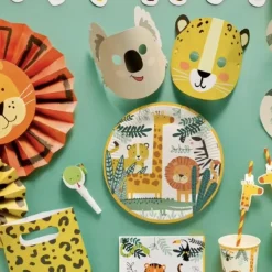 Amscan 8 Pochettes Safari> Pochettes Cadeaux