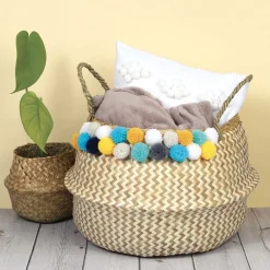 Graine Créative 24 Pompons Laineux Blancs