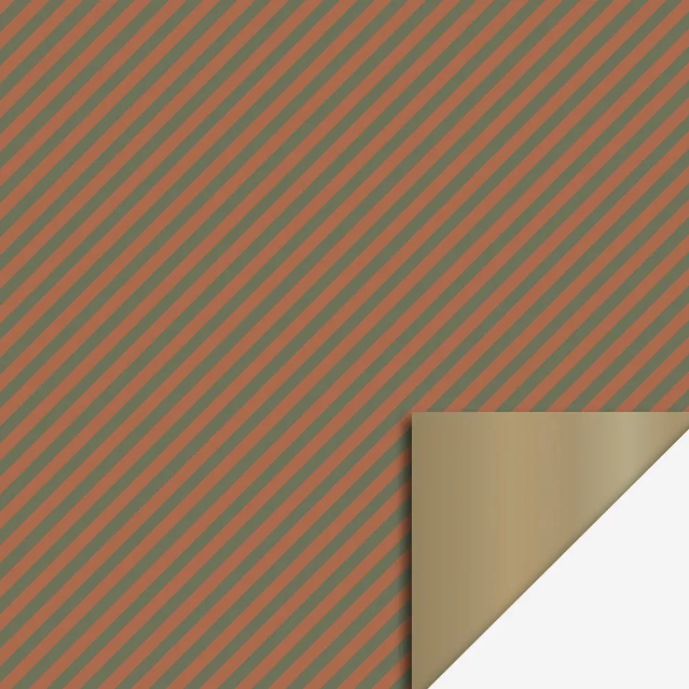 House of Products 1 Rouleau De Papier Cadeau Diagonales Cognac> Papier Cadeau