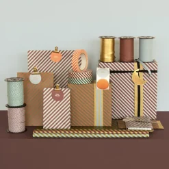 House of Products 1 Rouleau De Papier Cadeau Diagonales Cognac><noscript><img width=