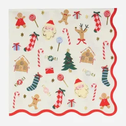 Meri Meri 16 Serviettes De Noel