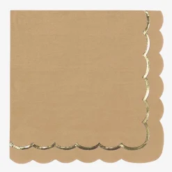 Party Pro 16 Serviettes Festonnees Kraft