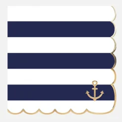 Party Pro 16 Serviettes Festonnees Mariniere