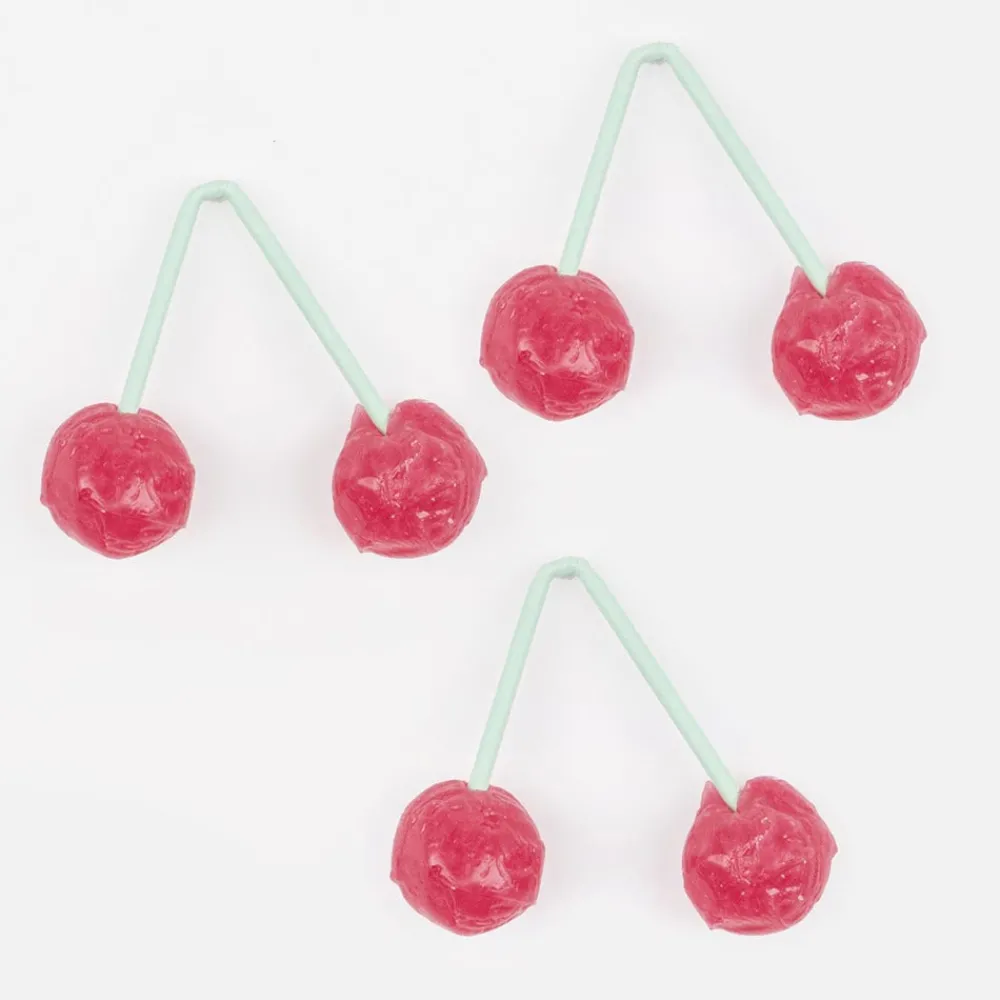 Geslot 1 Sucette Double Cerise