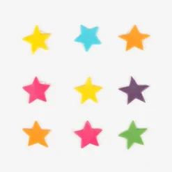 Creative Party 9 Toppers En Sucre - Etoiles Multicolores