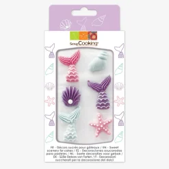 ScrapCooking 6 Toppers En Sucre Sirene
