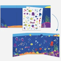 Djeco Activite Decoupage Et Collage : Animaux Marins