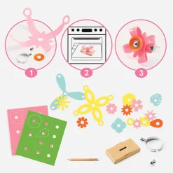 Djeco Activite Plastique Fou : Bagues