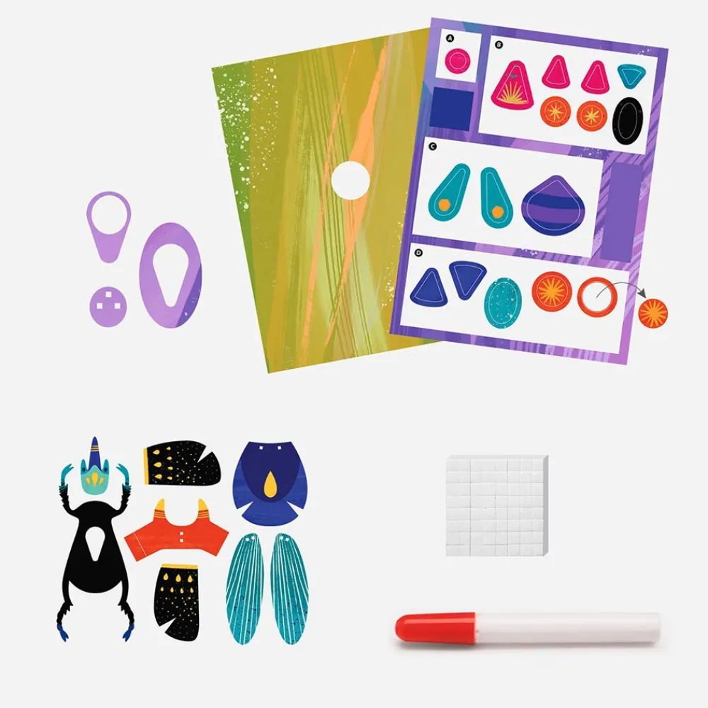 Djeco Activite Pliage Et Collage : Insectes