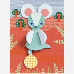 Djeco Activite Pliage Et Collage : Animaux De La Foret
