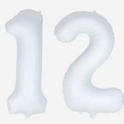 Unique Party Ballon Helium Geant - Ballon Chiffre Blanc> Ballons Chiffre