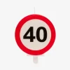 Dekora Bougie Anniversaire : 1 Bougie 40 Ans