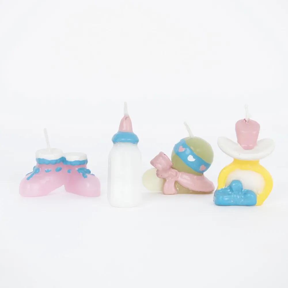 Stadter Bougie Anniversaire : 4 Bougies Bebe