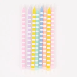 Meri Meri Bougies D'Anniversaire Pastel