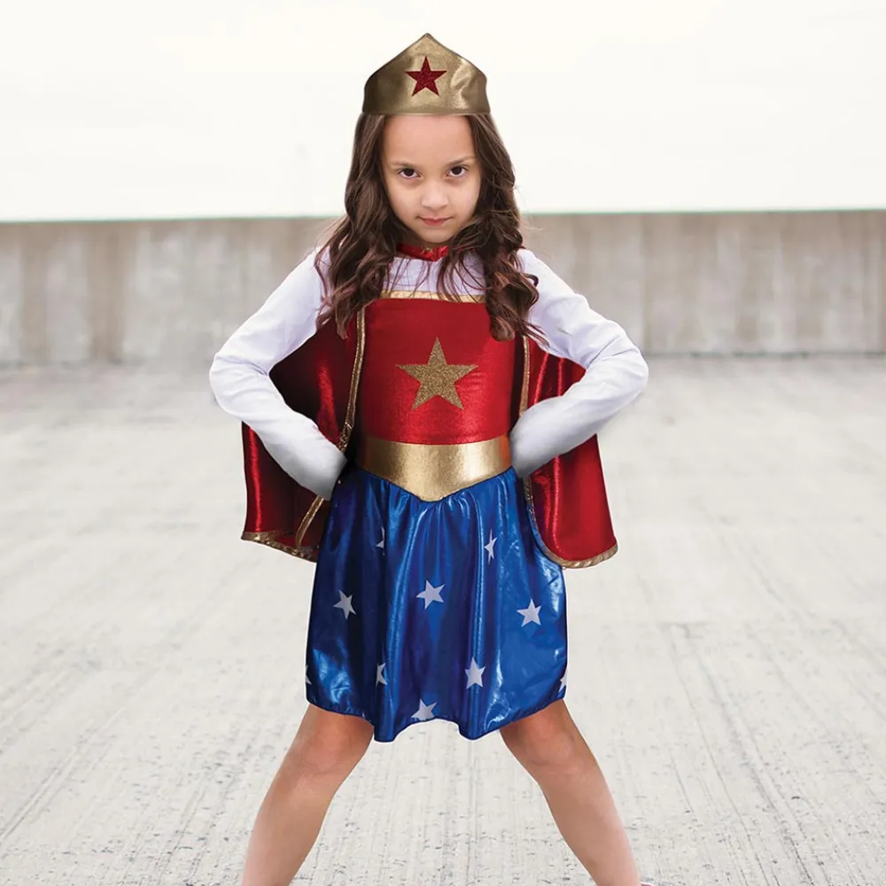Great Pretenders Deguisement De Super-Heros : Robe De Wonder Woman>Enfant Déguisements