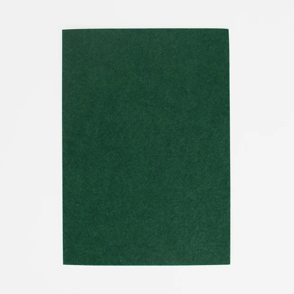 Graine Créative Feuille De Feutrine Verte Adhesive