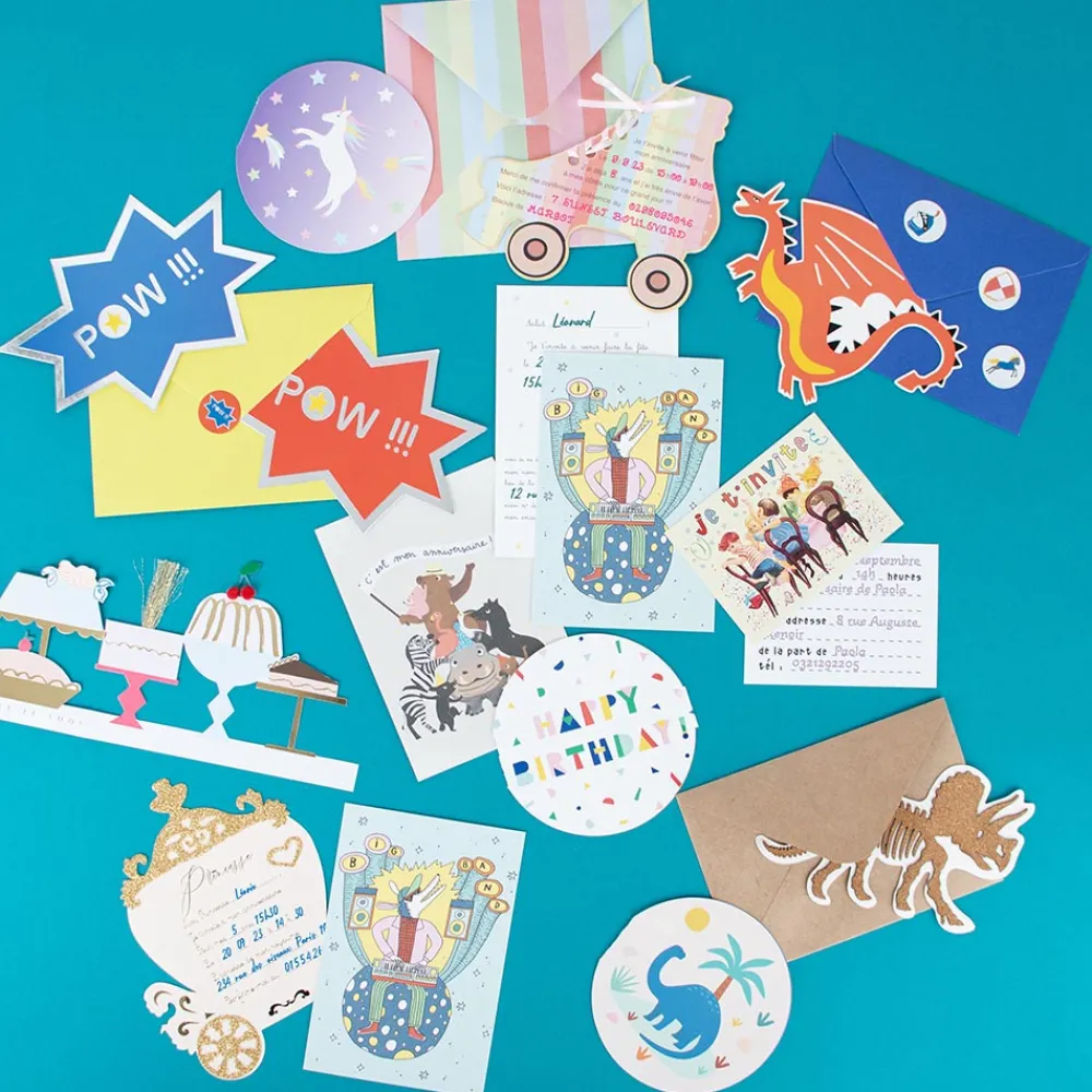 My Little Day Invitation Anniversaire Licorne Galactique (8)> Invitations