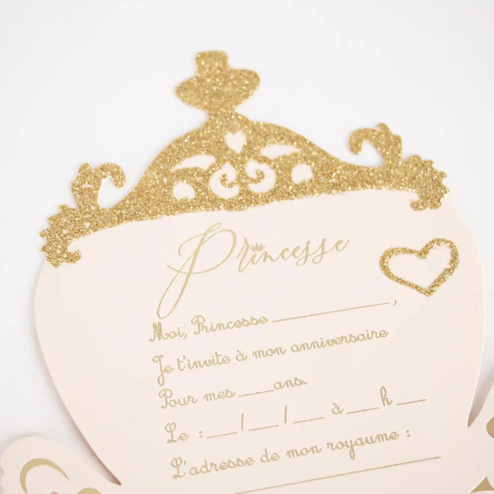 Arty Fêtes Factory Invitation Anniversaire Princesse Carrosse (8)> Invitations