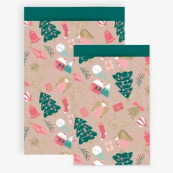 House of Products Noel - 1 Pochette En Papier Motifs De Noel> Pochettes Cadeaux