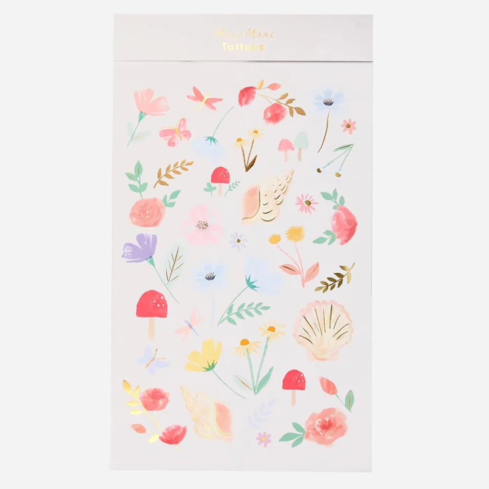 Meri Meri Tatouages Éphémères Fleurs> Tatouages Éphémères