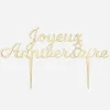 Party Pro Topper Dore Joyeux Anniversaire